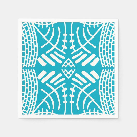 abstrakt doodle modern serviette (Vorderseite)