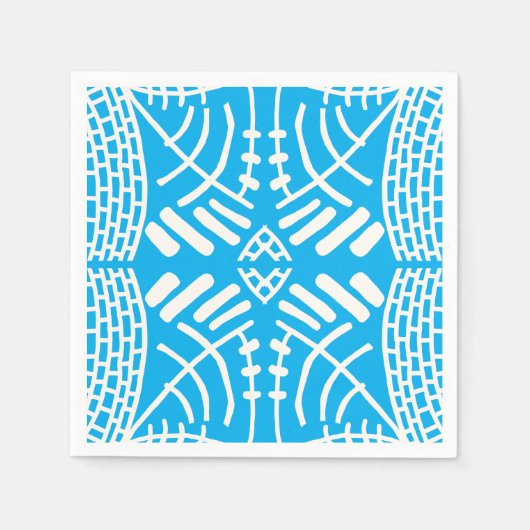 abstrakt doodle modern serviette (Vorderseite)