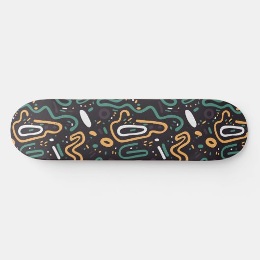 Abstrakt Doodle Skateboard (Horizontal)