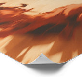 Abstrakt Dragon Skull Hexchy AI Art Matt Value Poster (Ecke)