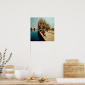 Abstrakt Dragon Skull Hexchy AI Art Matt Value Poster (Küche)