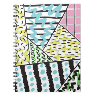 Abstrakt Drei: HandGezeichnet Hintergrundkunst. Notizblock