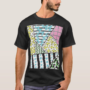 Abstrakt Drei: HandGezeichnet Hintergrundkunst. T-Shirt