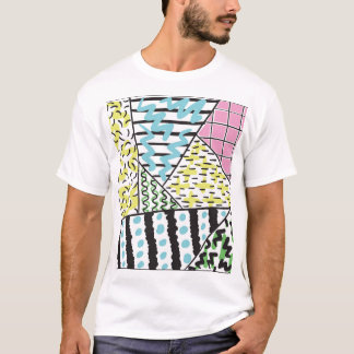 Abstrakt Drei: HandGezeichnet Hintergrundkunst. T-Shirt