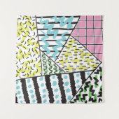 Abstrakt Drei: HandGezeichnet Hintergrundkunst. Wandteppich (Vorderseite)