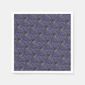 Abstrakt-Dschungelblau Serviette (Vorderseite)