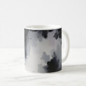 Abstrakt Dunkel Kaffeetasse (VorderseiteRechts)