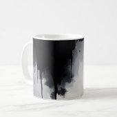 Abstrakt Dunkel Kaffeetasse (Vorderseite Links)