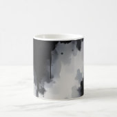 Abstrakt Dunkel Kaffeetasse (Mittel)
