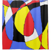 Abstrakt Duschvorhang (Vorderseite)