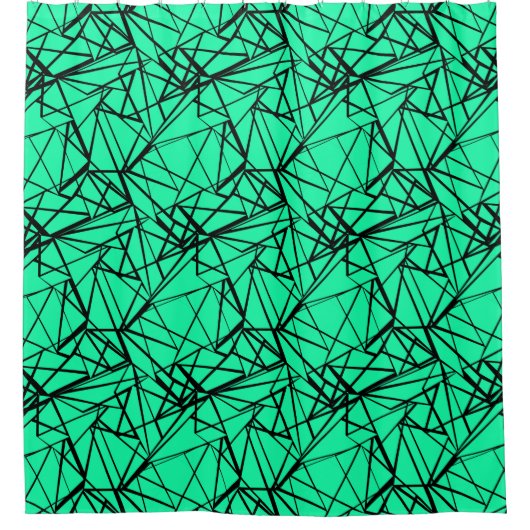 Abstrakt Duschvorhang (Vorderseite)