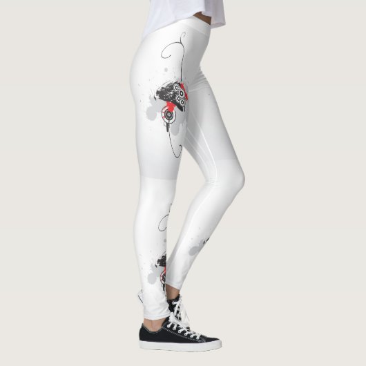 Abstrakt Eagle Leggings (Rechts)