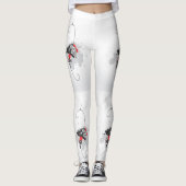 Abstrakt Eagle Leggings (Vorderseite)