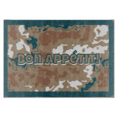Abstrakt Earth Camouflage Brown Schneidebrett (Vorderseite)