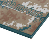 Abstrakt Earth Camouflage Brown Schneidebrett (Ecke)