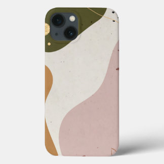 Abstrakt Earth Tone Phone Case - Minimalistisch mo