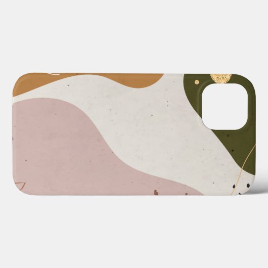Abstrakt Earth Tone Phone Case - Minimalistisch mo (Rückseite (Horizontal))