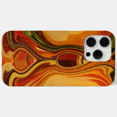 Abstrakt Earth Tone Swirl Art Print Case-Mate iPhone Hülle (Rückseite (Horizontal))