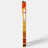 Abstrakt Earth Tone Swirl Art Print Case-Mate iPhone Hülle (Rückseite / Links)