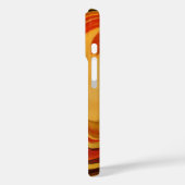 Abstrakt Earth Tone Swirl Art Print Case-Mate iPhone Hülle (Rückseite / Links)