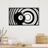 Abstrakt Eightball Poster (Küche)