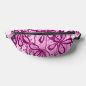 Abstrakt eingefärbte Blume rosa Bauchtasche (Ablage )