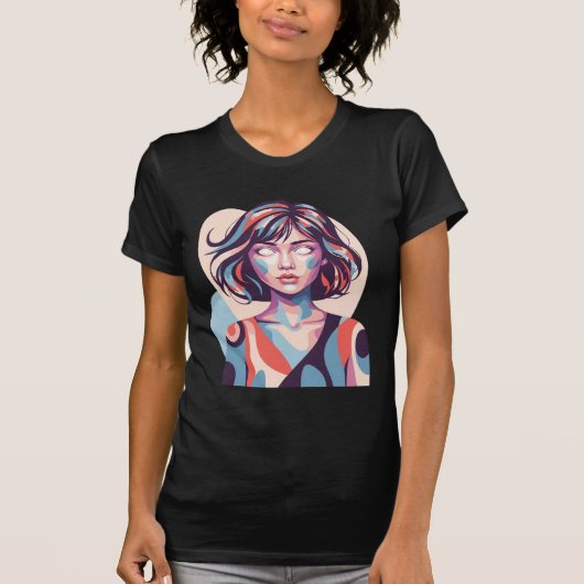 Abstrakt Elegance T - Shirt (Vorderseite)