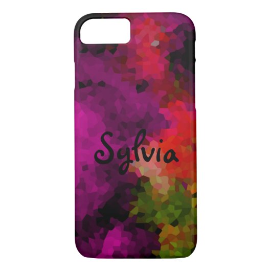 Abstrakt, elegant, mosaik, mosaik, kristallklar Case-Mate iPhone hülle (Rückseite)