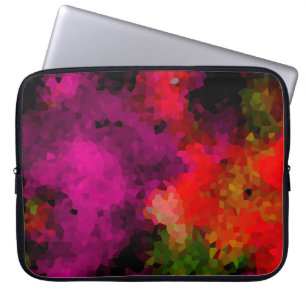 Abstrakt, elegant, mosaik, mosaik, kristallklar laptopschutzhülle