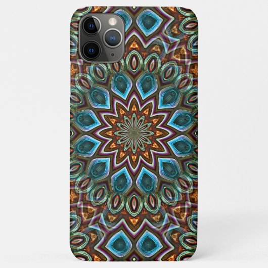 Abstrakt Elegante Modernes Bohemisches Mandala Case-Mate iPhone Hülle (Rückseite)