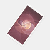 Abstrakt Elegante Modernes Wine Rotes Fraktal Serviette (Ecke)