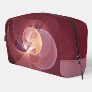 Abstrakt Elegante Modernes Wine Rotes Fraktal Waschbeutel