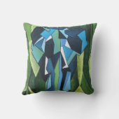 Abstrakt Elephant Cushion Kissen (Rückseite)