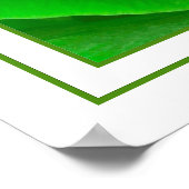 Abstrakt Emerald Green Rose Center Fotografie Poster (Ecke)