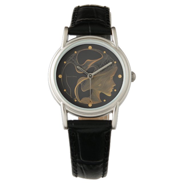 Abstrakt Enso Watch Armbanduhr (Vorderseite)