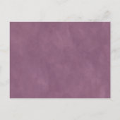 Abstrakt Ethereal Lilac Lila Hochzeit Einladung (Rückseite)