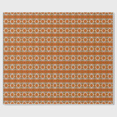 Abstrakt ethnisch: trendiger Vintager Boho. Geschenkpapier (Flach)
