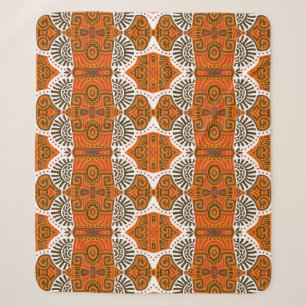 Abstrakt ethnisch: trendiger Vintager Boho. Sherpadecke