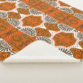 Abstrakt ethnisch: trendiger Vintager Boho. Sherpadecke (3/4)