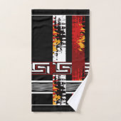 Abstrakt, ethnisch und kreativ badhandtuch set (Handtuch)