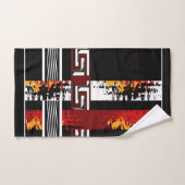 Abstrakt, ethnisch und kreativ badhandtuch set (Handtuch)