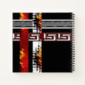 Abstrakt, ethnisch und kreativ notizblock (Rückseite)