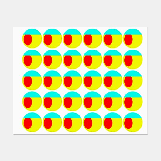 Abstrakt Etiketten (Blatt)