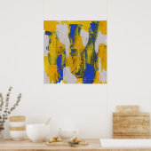 Abstrakt Expression #10 von Michael Moffa Poster (Küche)