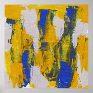 Abstrakt Expression #10 von Michael Moffa Poster