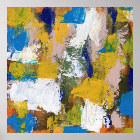 Abstrakt Expression #11 von Michael Moffa Poster (Vorne)