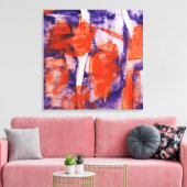 Abstrakt Expression #12 von Michael Moffa Leinwanddruck (Insitu (Wohnzimmer))