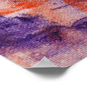 Abstrakt Expression #12 von Michael Moffa Poster (Ecke)