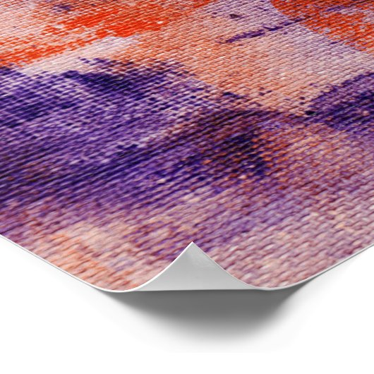 Abstrakt Expression #12 von Michael Moffa Poster (Ecke)