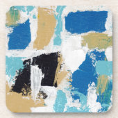 Abstrakt Expression Nr. 6 von Michael Moffa Getränkeuntersetzer (Vorderseite)